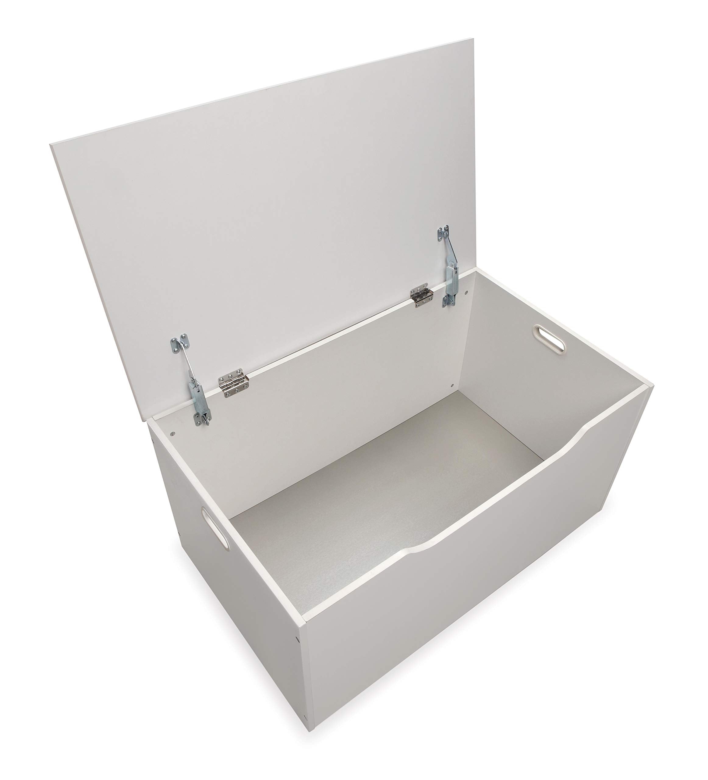 Kids Toy Box Bench - Wooden Chest with Flip-Top Lid