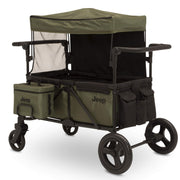 Jeep Deluxe Wrangler Stroller Wagon with Cooler Bag and Parent Organizer
