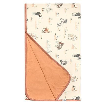 Jumbo Premium Knit 3 Layer Stretchy Throw Blanket Cooper
