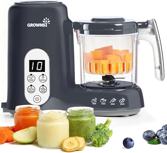 Baby Food Maker with Steam Basket, One Step Baby Food Processor