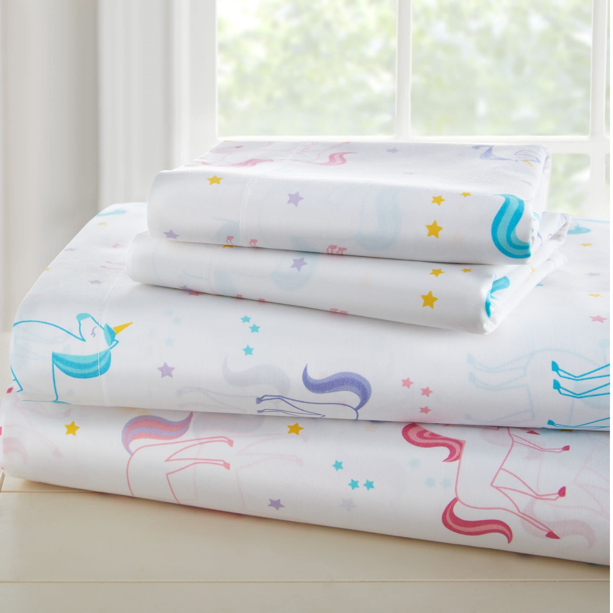 7-Piece Full Bedding Set – 100% Cotton Comforter, Sheets & Pillowcase