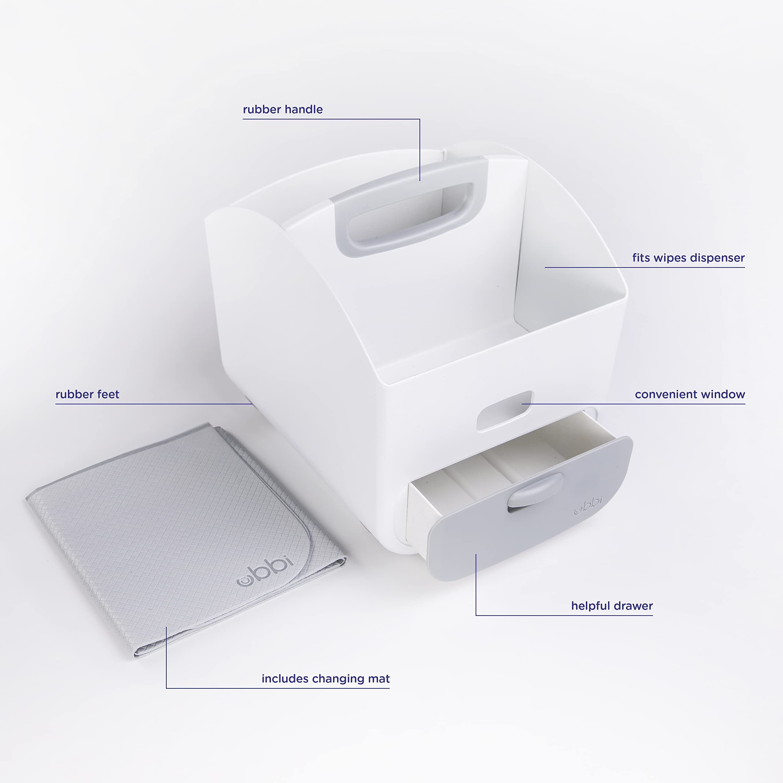Diaper Changing Station Diaper Storage Caddy Organizer