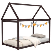 Twin House Bed, Wood Montessori Bed Frame