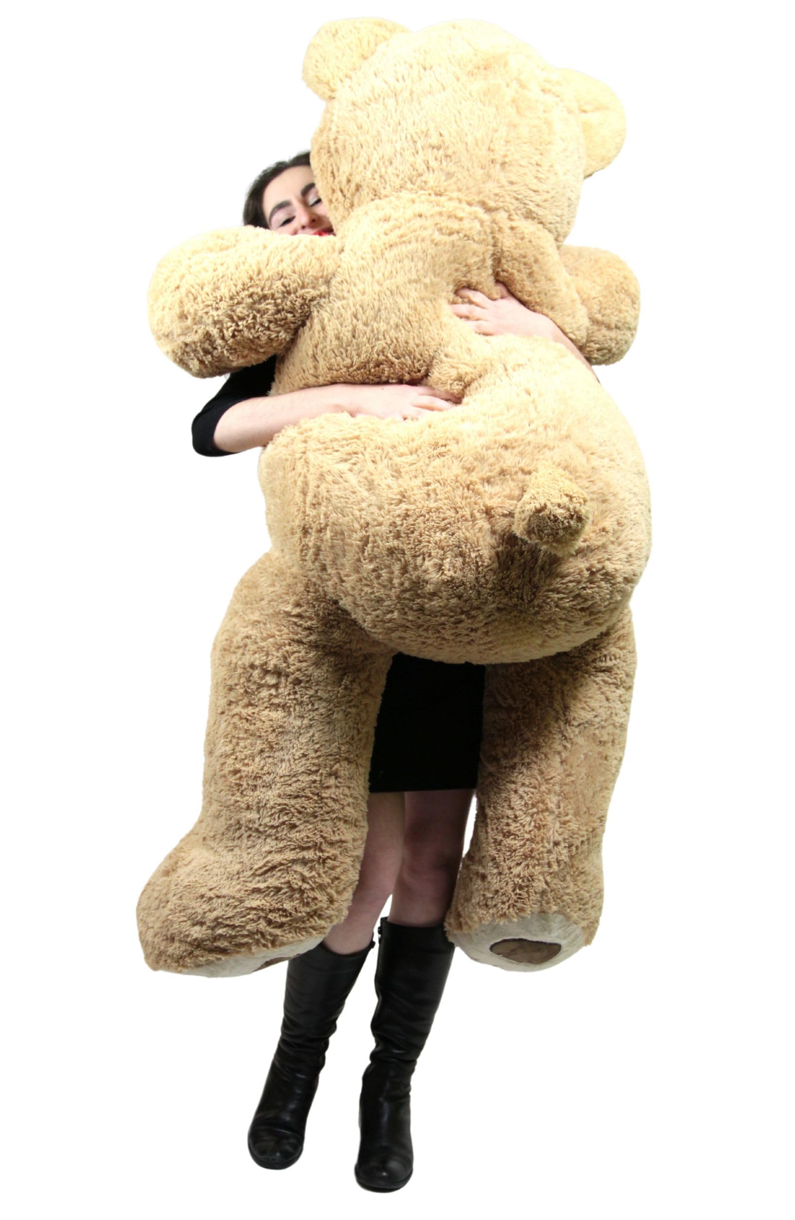 I Love You 5 Foot Giant Teddy Bear Soft Holds Heart Embroidered I You