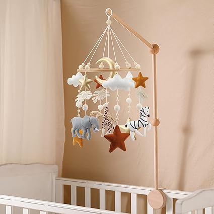Cloud Mobile for Crib - A Handmade Gender Neutral Cloud Crib Mobile