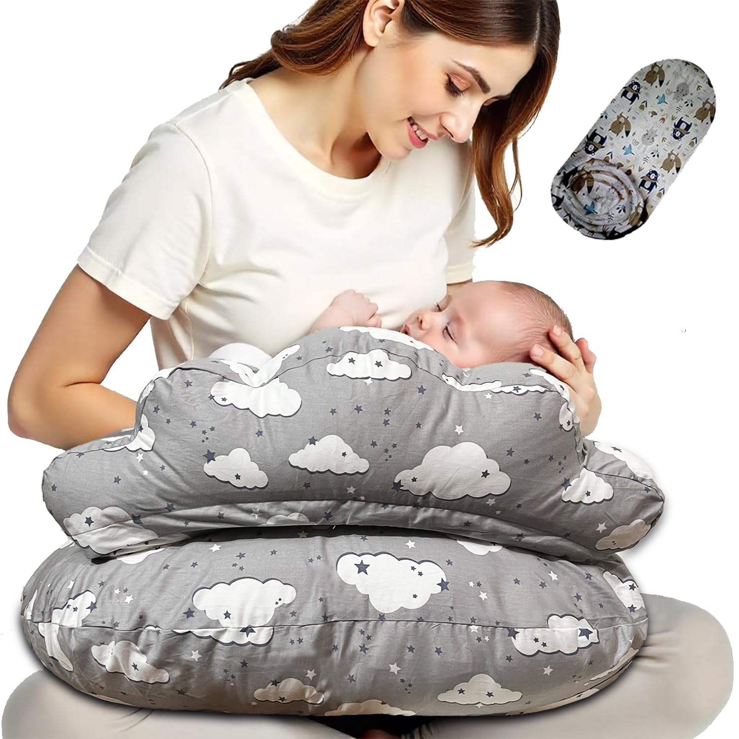 TNursing Pillow for Breastfeeding Mom