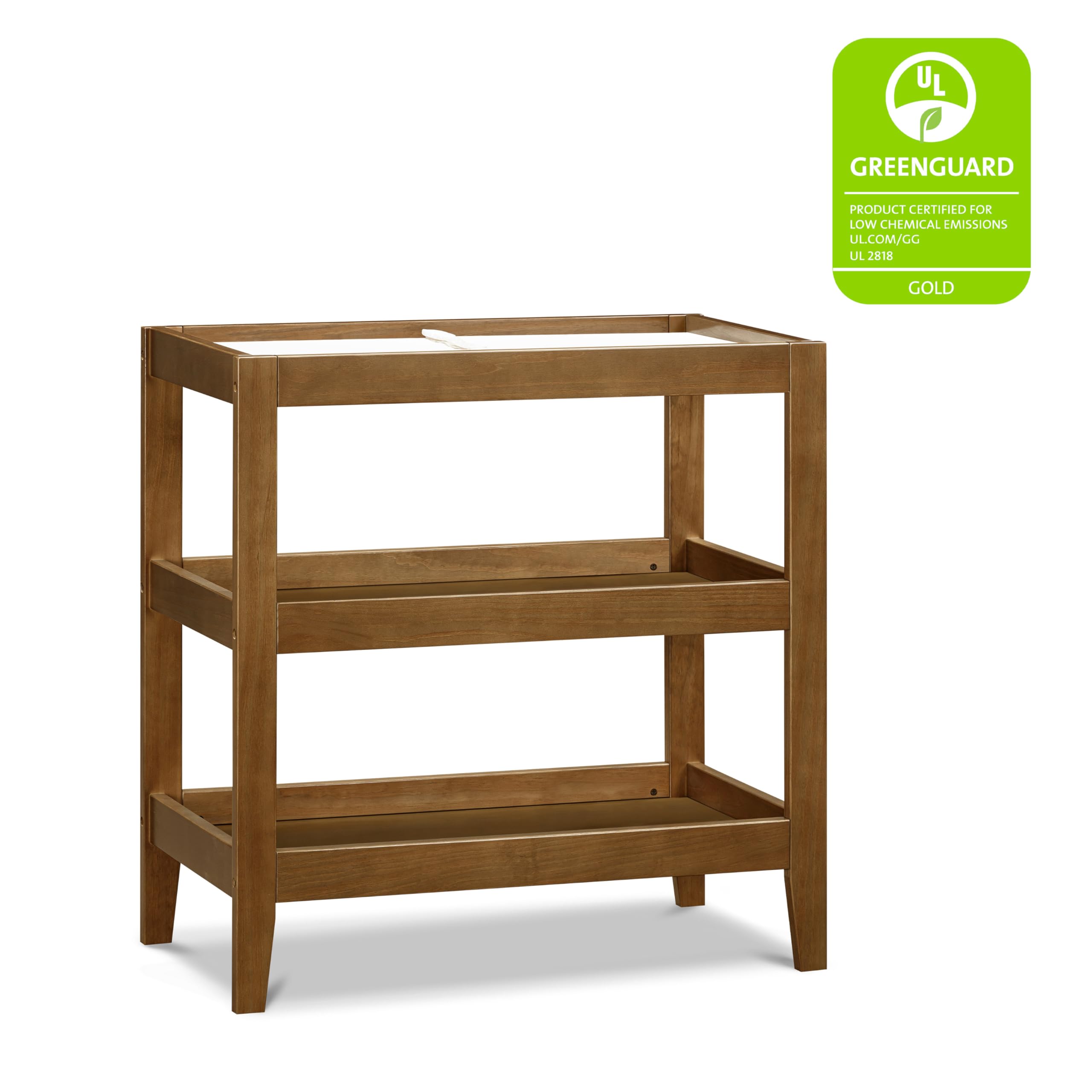 Colby Changing Table in Walnut, GREENGUARD Gold Certified