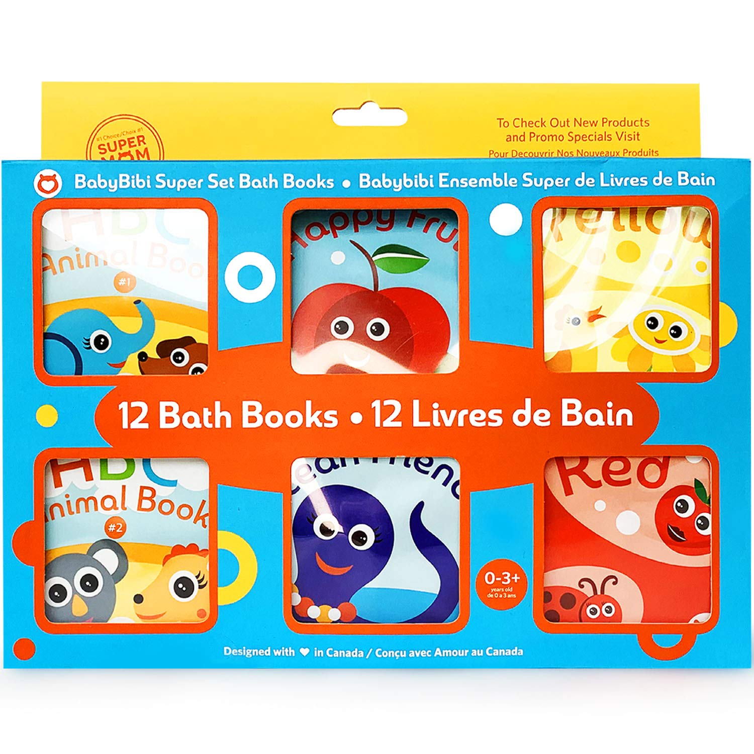 Book Set of 12 (Fruits, Ocean Friends, ABC, Numbers Books