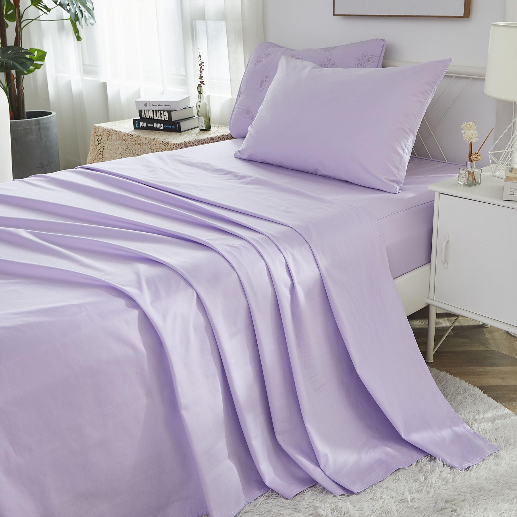 Kids Twin Bedding Comforter Set Kids Bed-in-a-Bag Butterfly