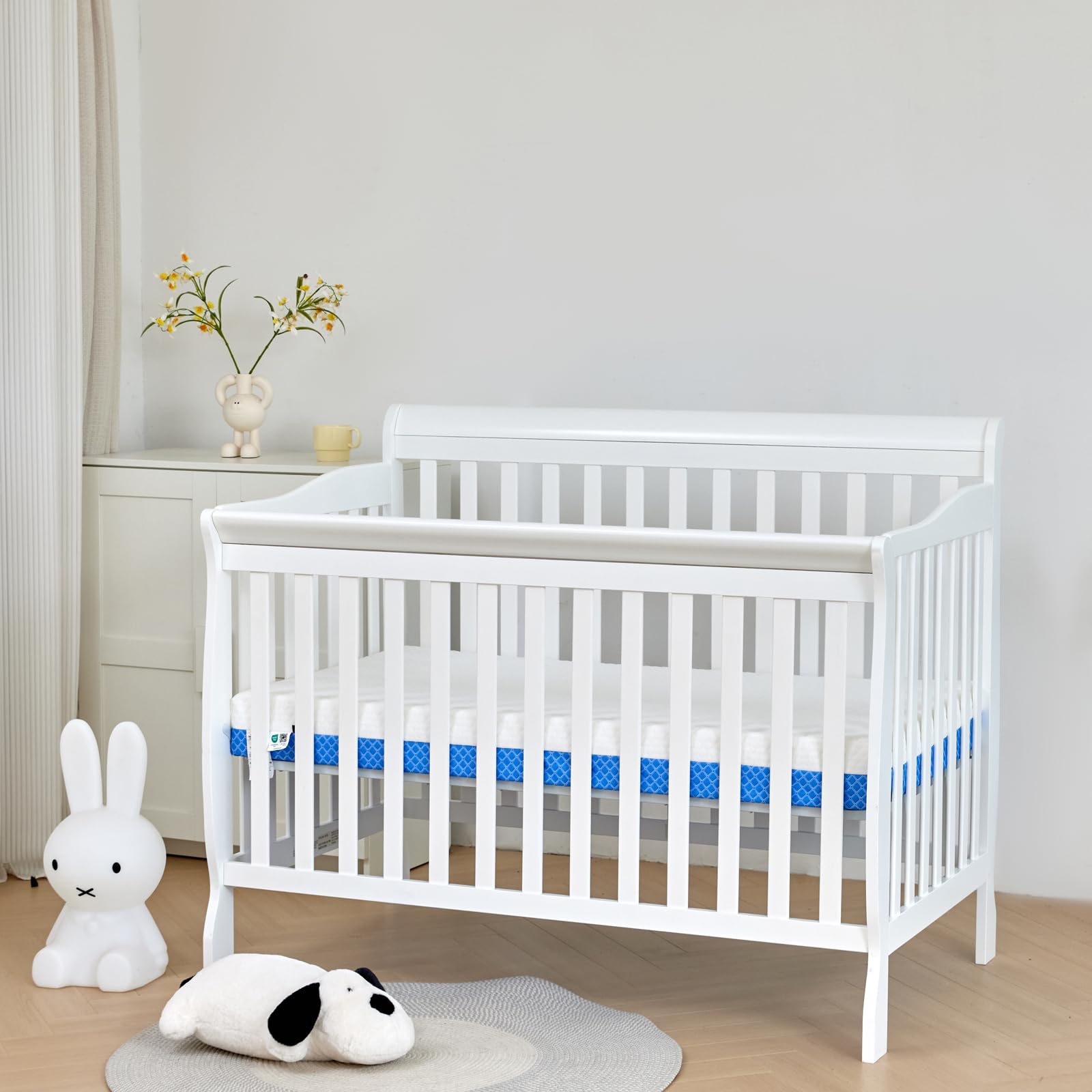 Comfort Gel Memory Foam,Breathable Baby Bed Mattress
