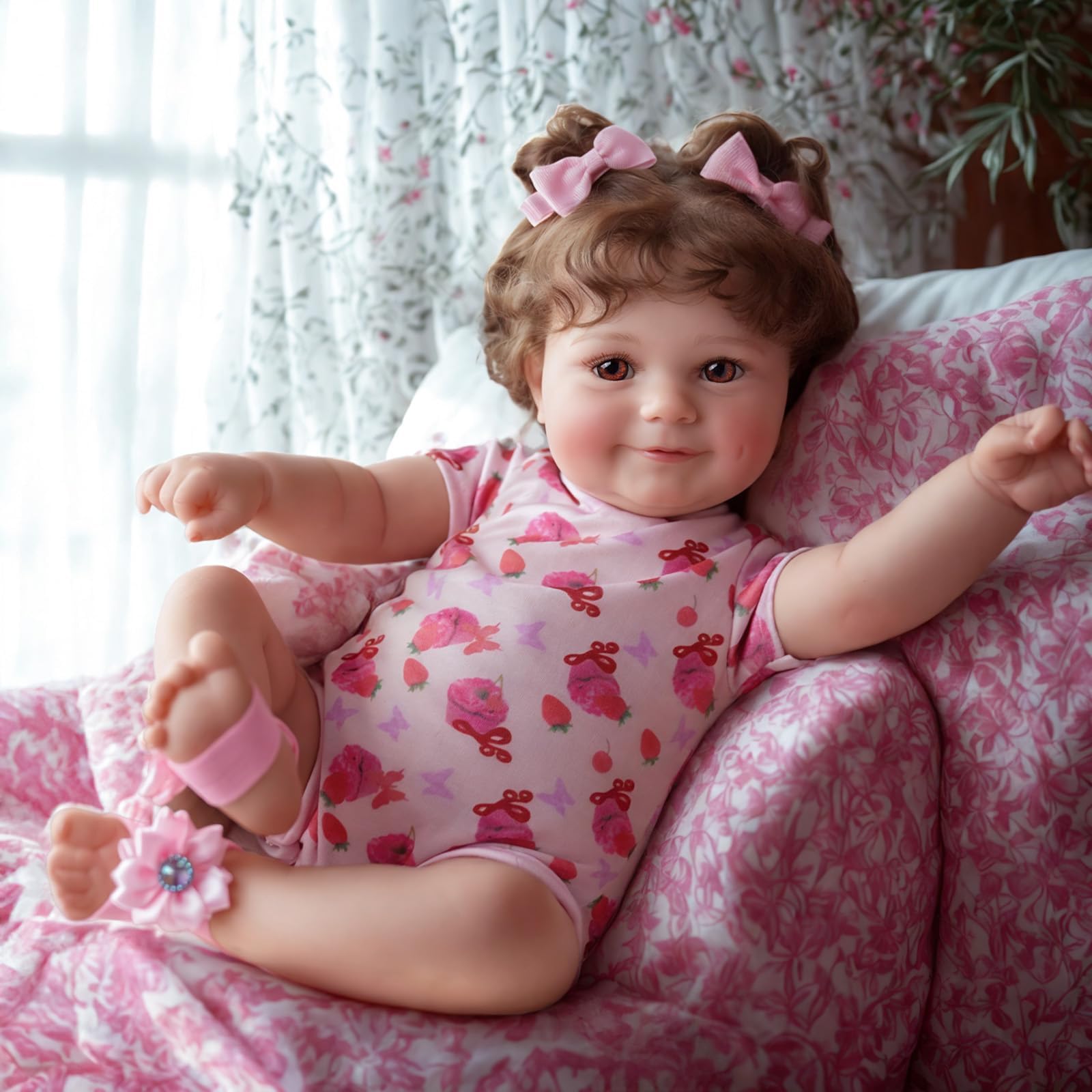 Lifelike Reborn Baby Dolls - 20Inch-Real Baby Feeling Realistic-Newborn Baby Doll