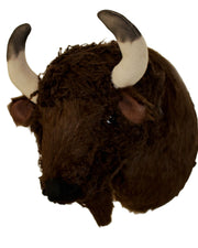 Buffalo large Plush Stuffed Animal Wall Mount