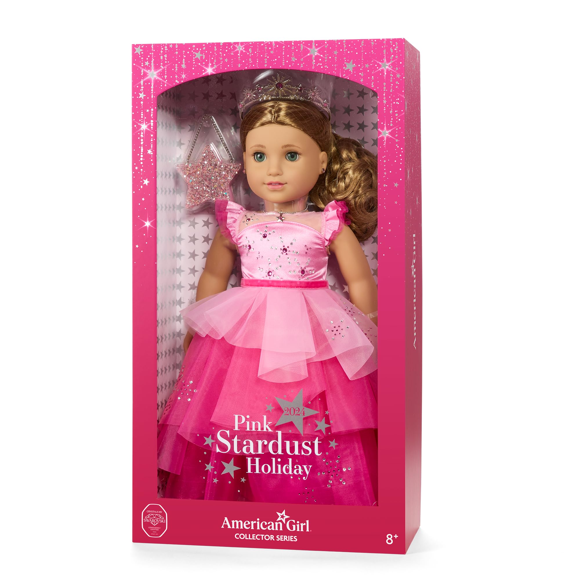 2024 Pink Stardust Holiday Collector Doll with Swarovski Crystals – Blonde