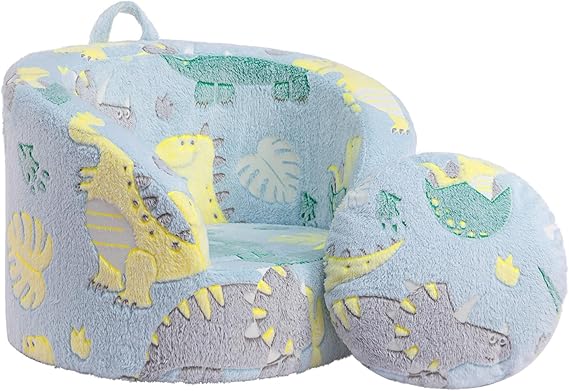 Snug-Arch Toddler Couch, Comfy Foam Baby Chair
