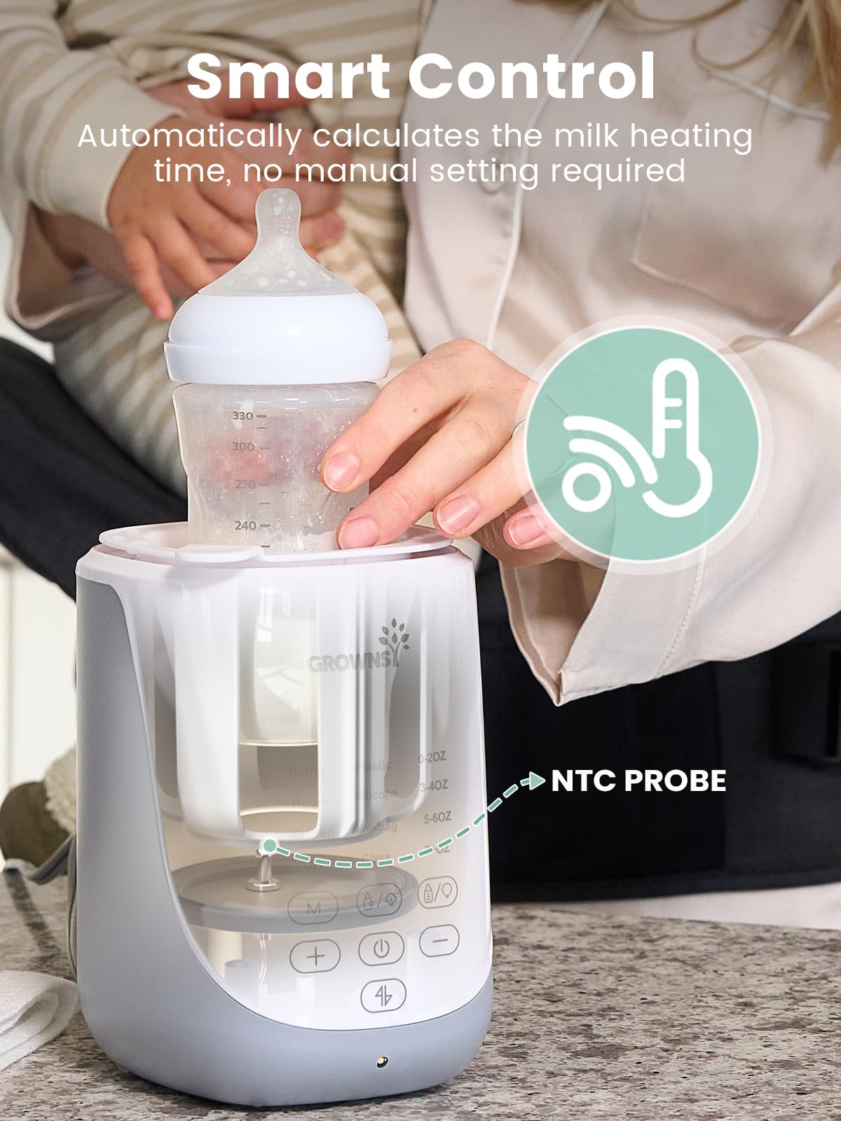 Nutri Bottle Warmer with Innovative Auto-Lift Feature