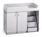 Jonti-Craft Rainbow Accents 5148JC004 Diaper Changer with Stairs