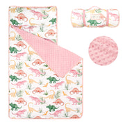 Nap Mat for Preschool, Soft Kids Nap Mat with Removable Pillow