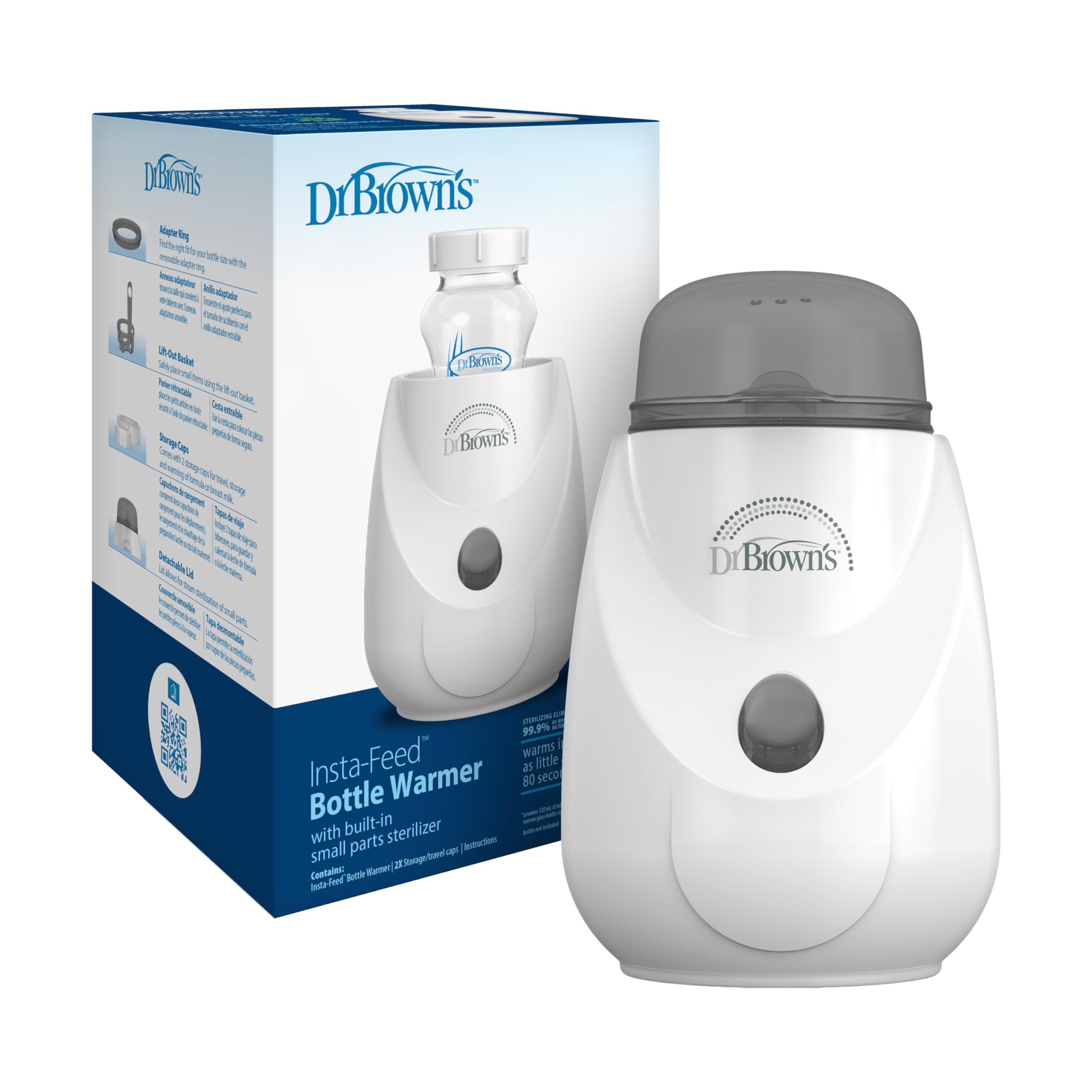 Insta-Feed Baby Bottle Warmer and Sterilizer for Baby Bottles and Baby Food Jars