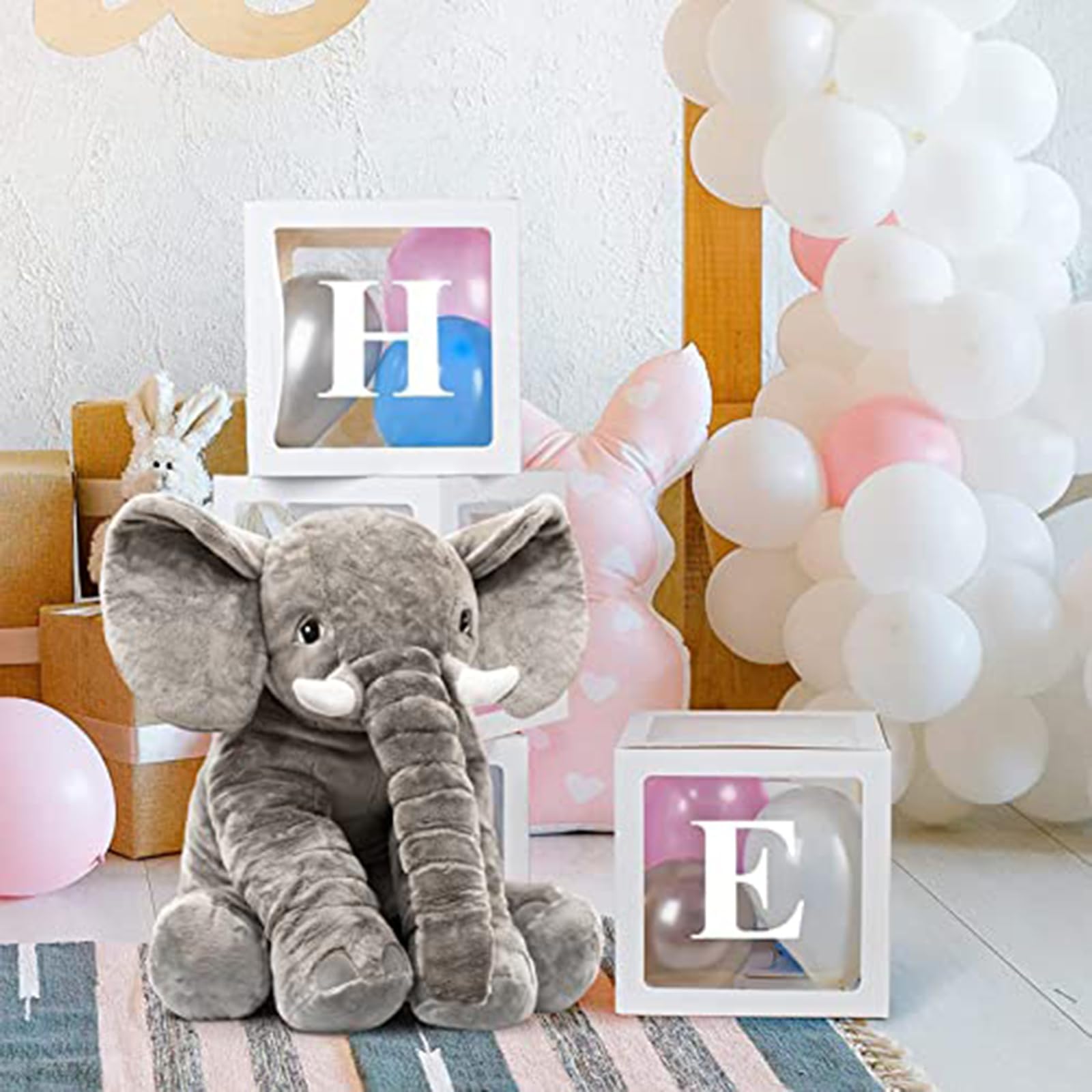 Big Stuffed Elephant, Large Elephant Stuffed Animal
