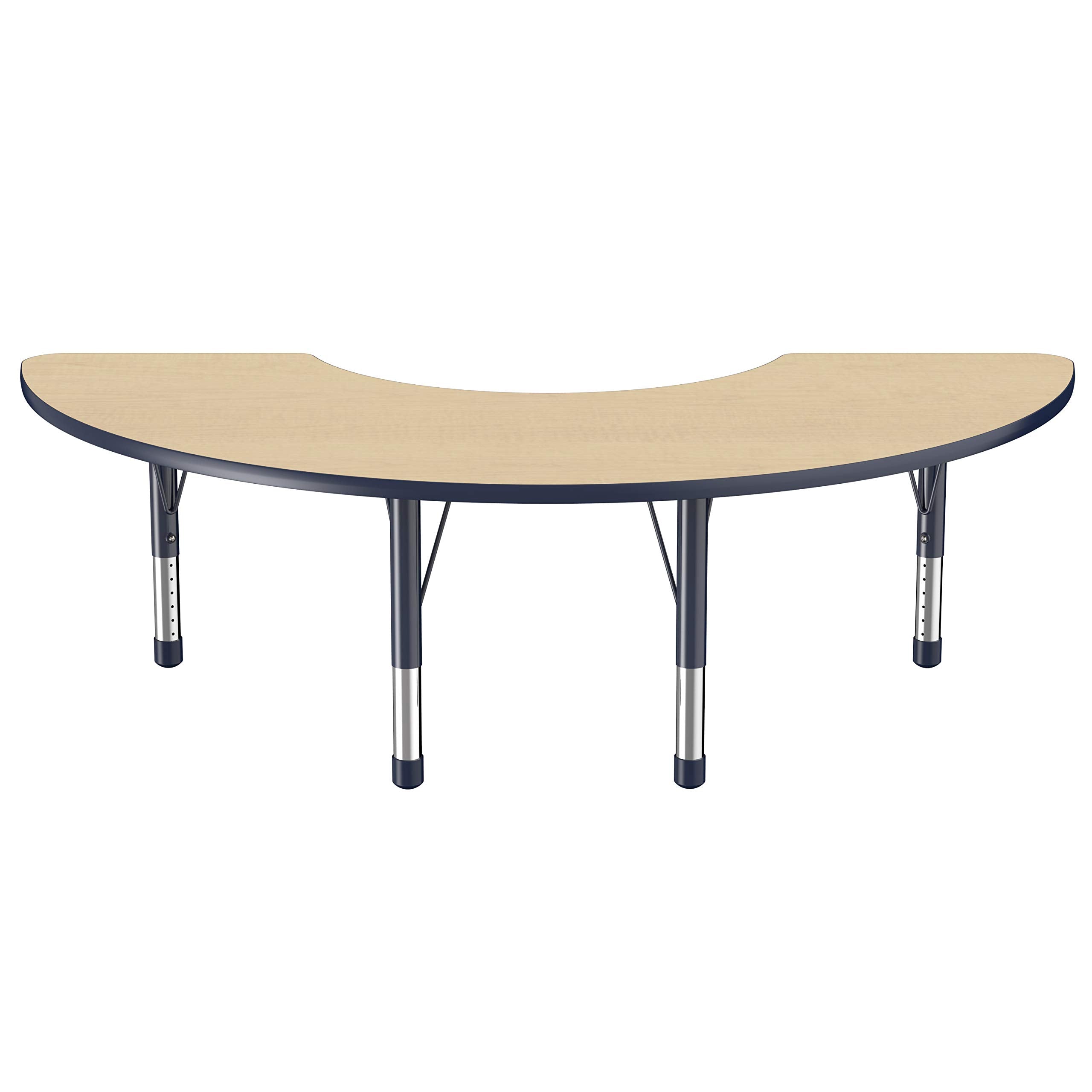 Half Moon Activity Table 36x72 Adjustable Height