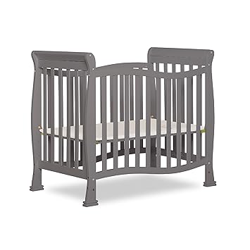 Violet 4-In-1 Convertible Mini Crib In Black