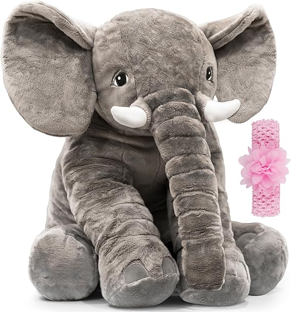 Big Stuffed Elephant, Large Elephant Stuffed Animal