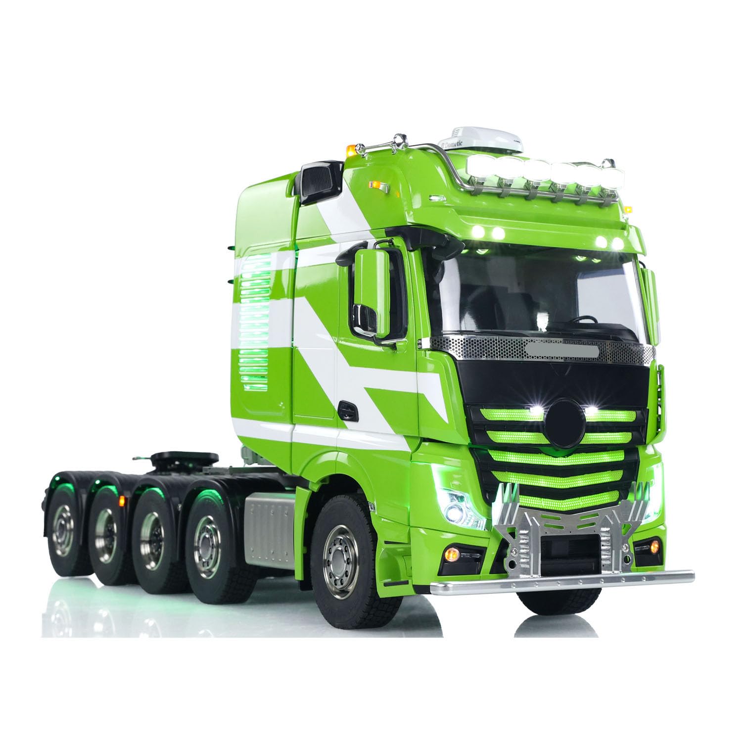 Unitru-01 3363 1/14 10x10 RC Tractor Truck Metal Chassis Remote Control Lorry Car Smoke