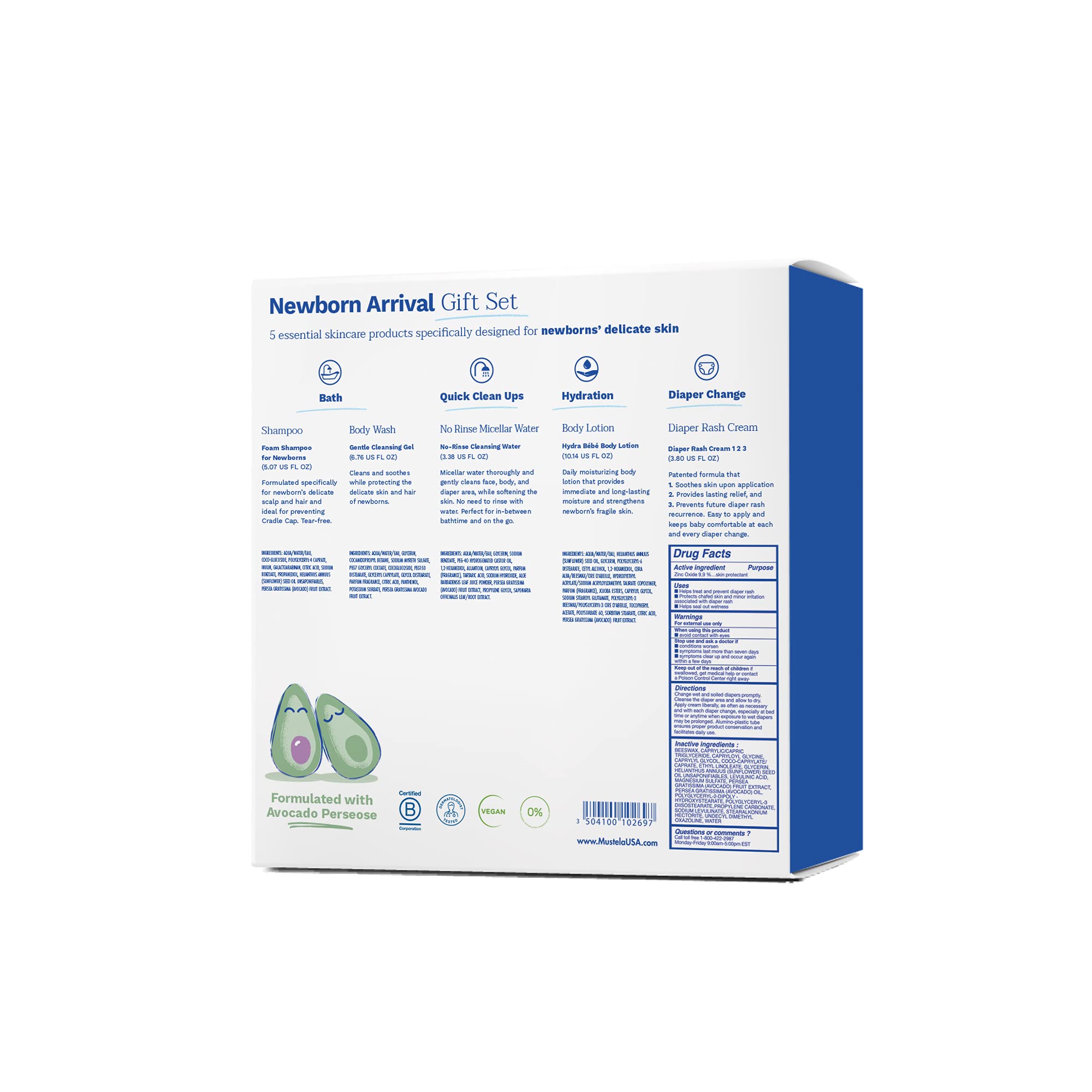 Arrival Gift Set - Baby Skincare & Bath Time Essentials