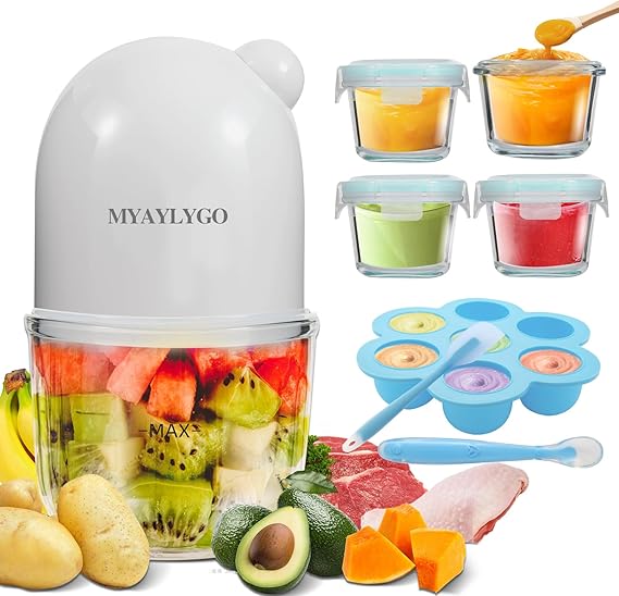Processor, MYAYLYGO Baby Food Maker Gift for Baby Food,
