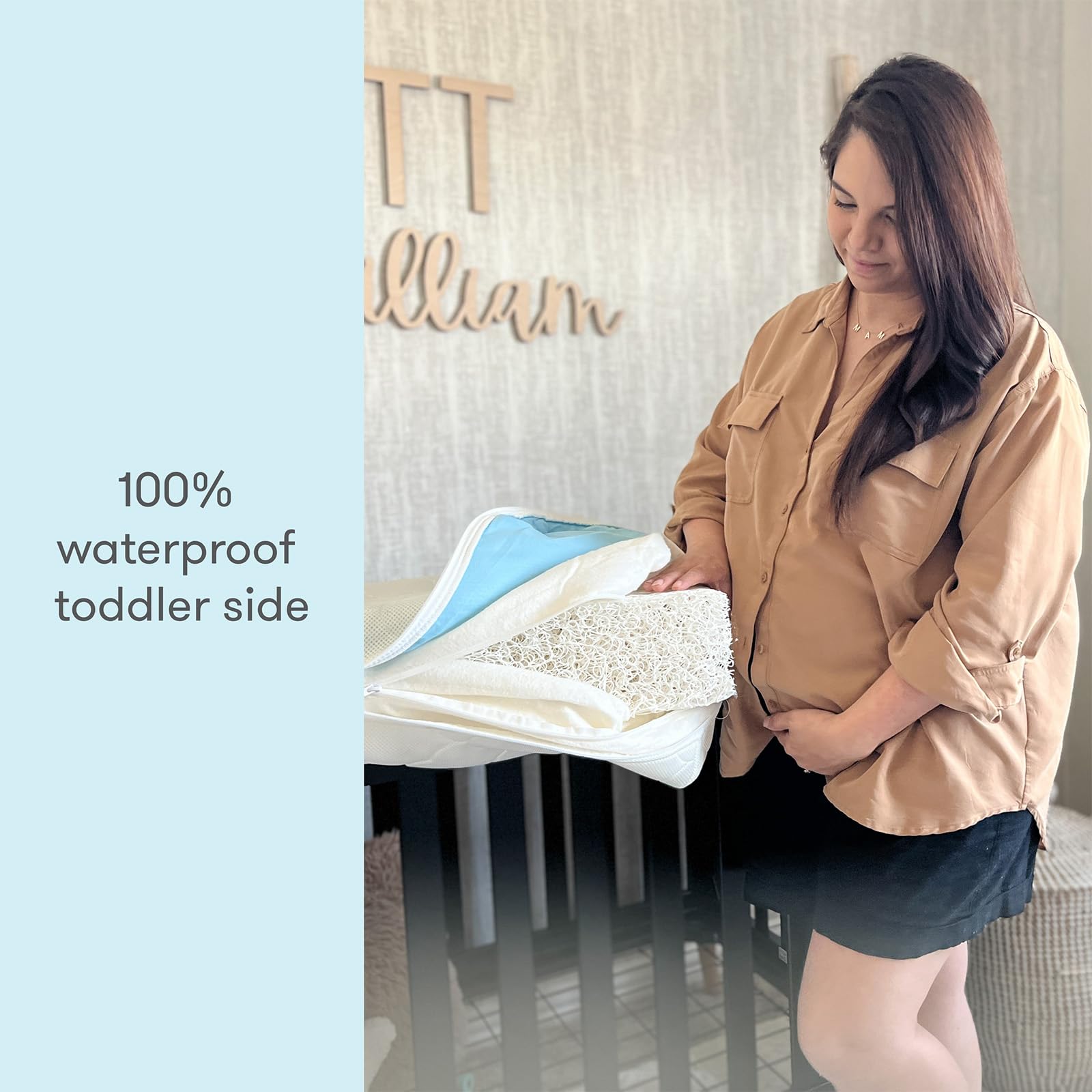 Waterproof Breathable Crib Mattress and Toddler Bed