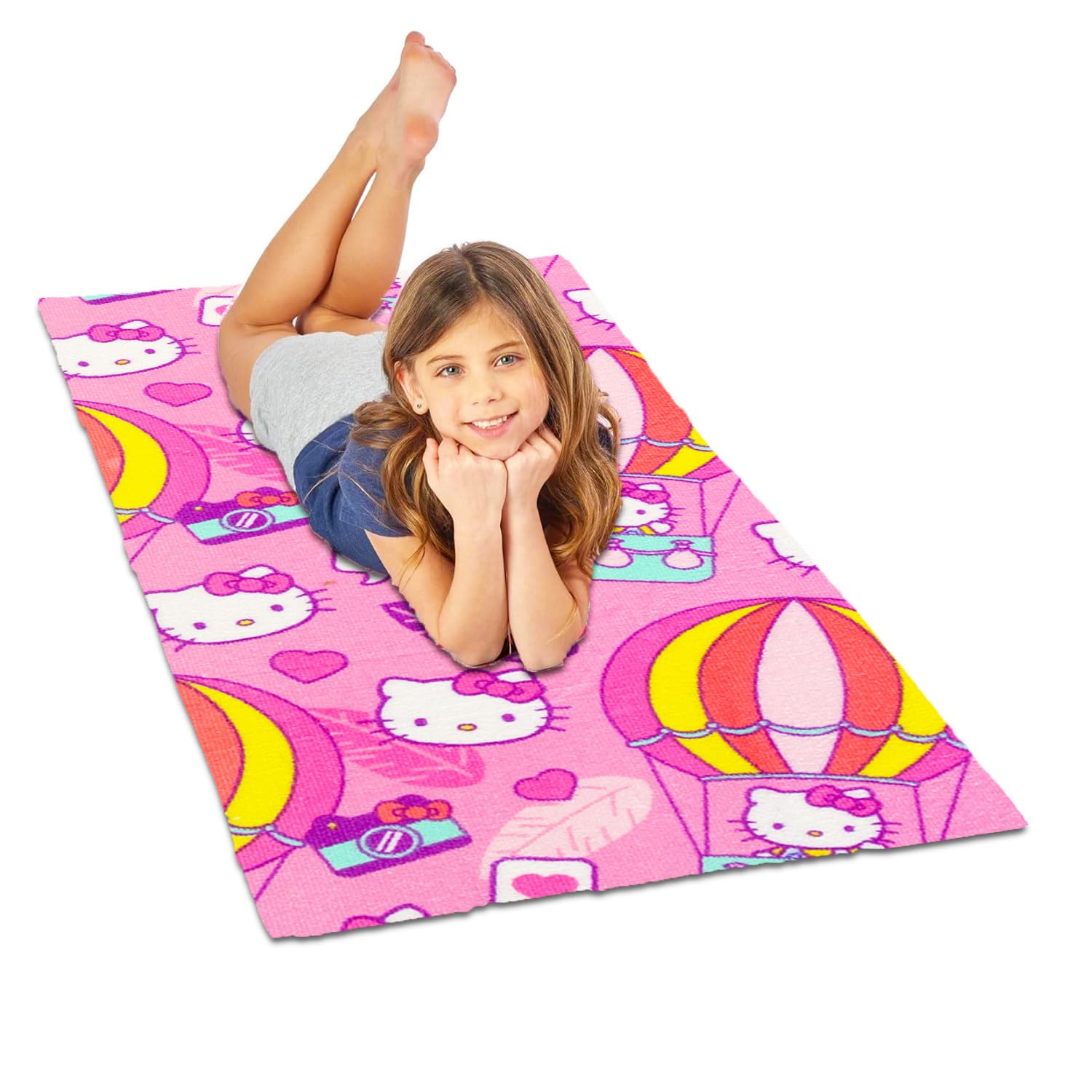 Hello Kitty and Friends Towel Set - Bundle with 6 Hello Kitty Microfiber Bath