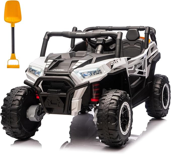 24V 2 Seater Ride On Car with Remote Control, 4WD Ride On Toys for Big Kids