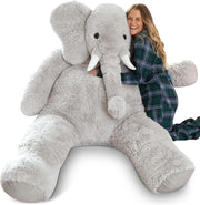 Giant Elephant Stuffed Animal - 6 Foot Big Stuffed Elephant Plush