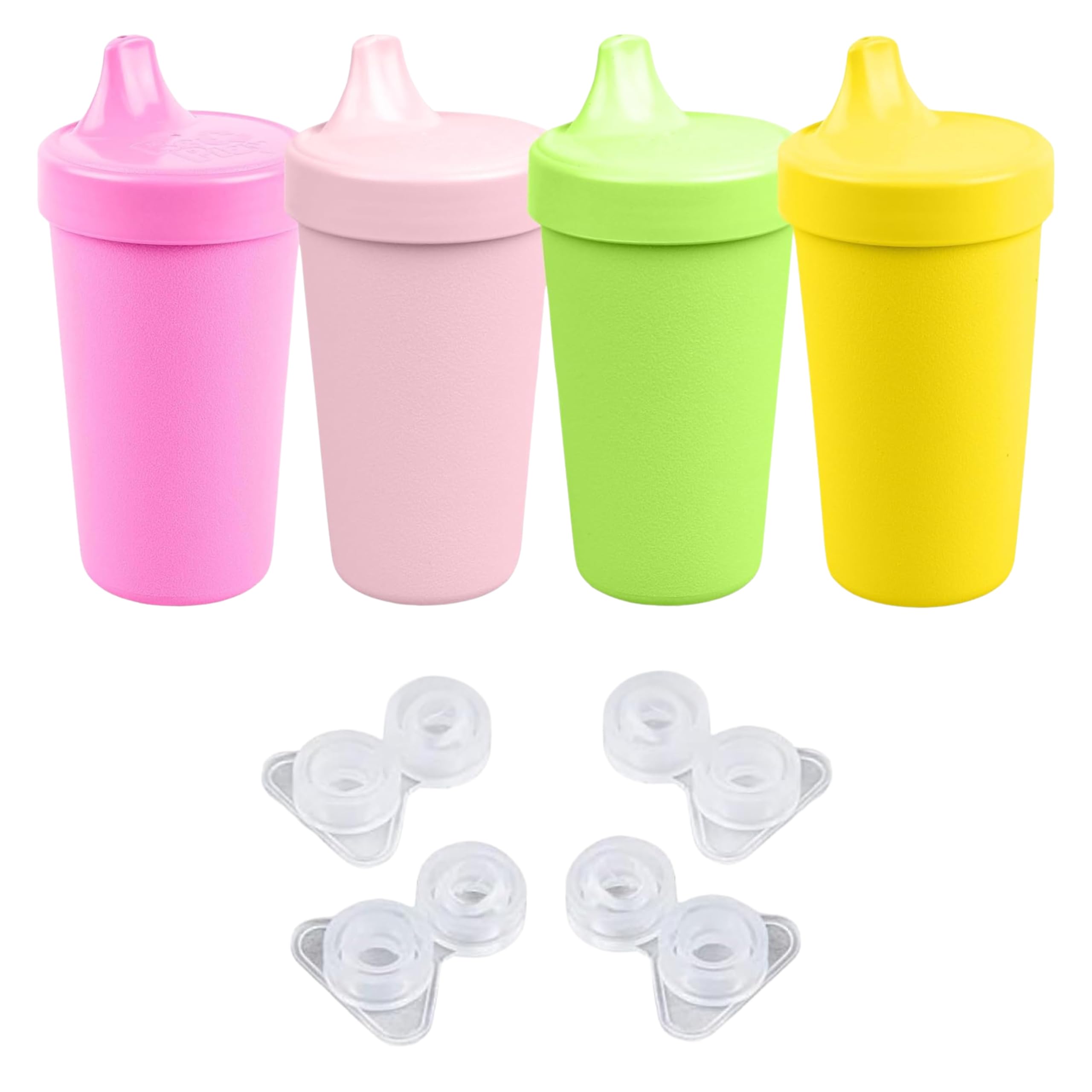 Sippy Cups for Toddlers - 10 Oz. Reusable Spill Proof Cups for Kids