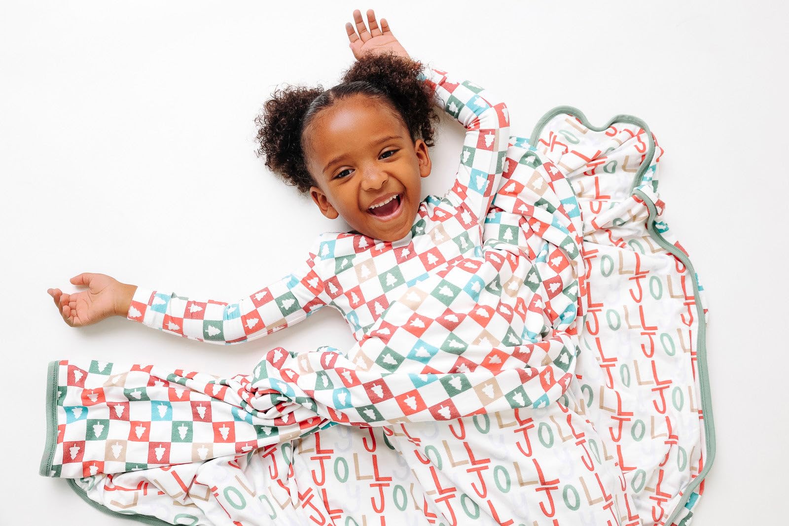 Jumbo Premium Knit 3 Layer Throw Blanket Jolly