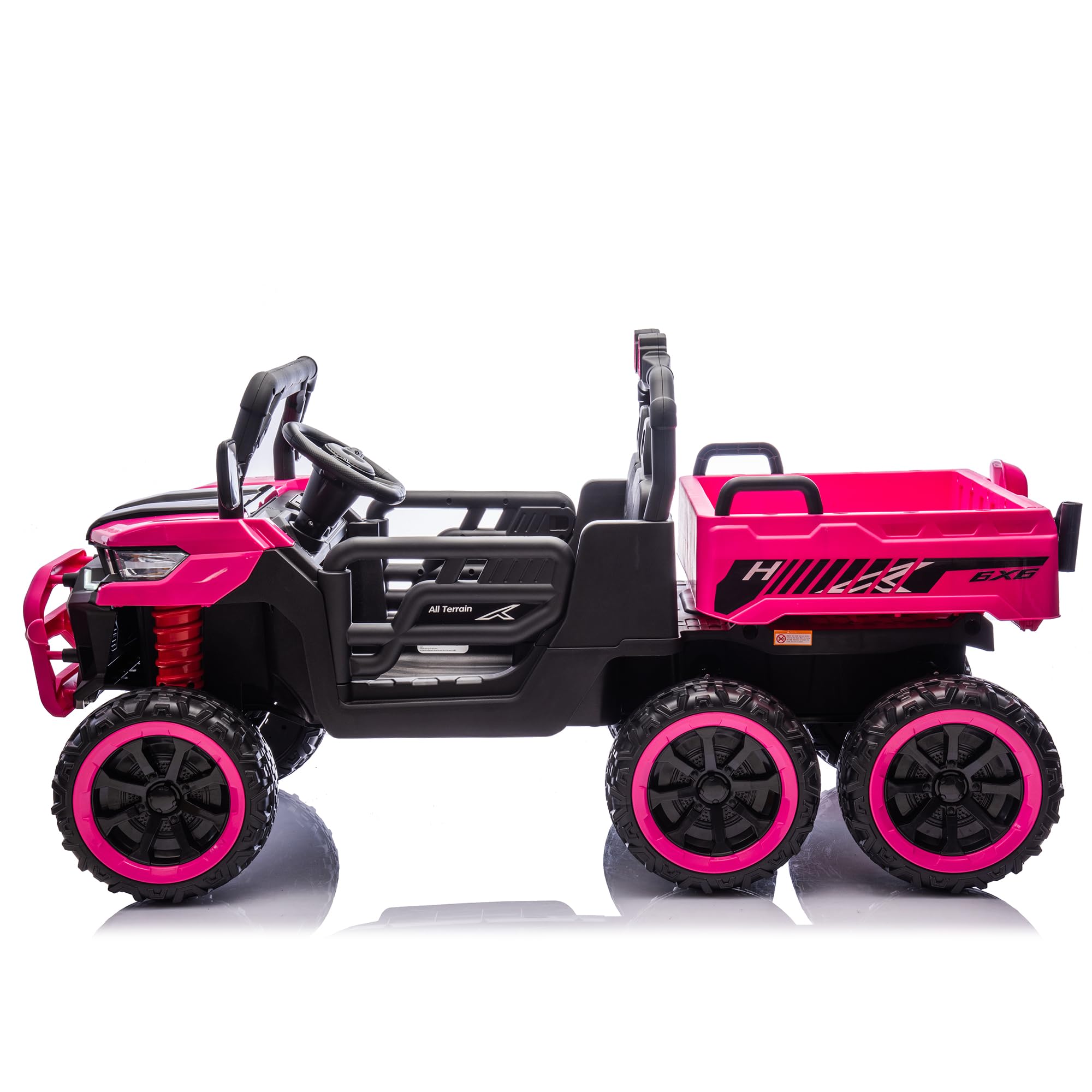 24V Kids Ride-On Dump Truck 2-Seater with Remote Control