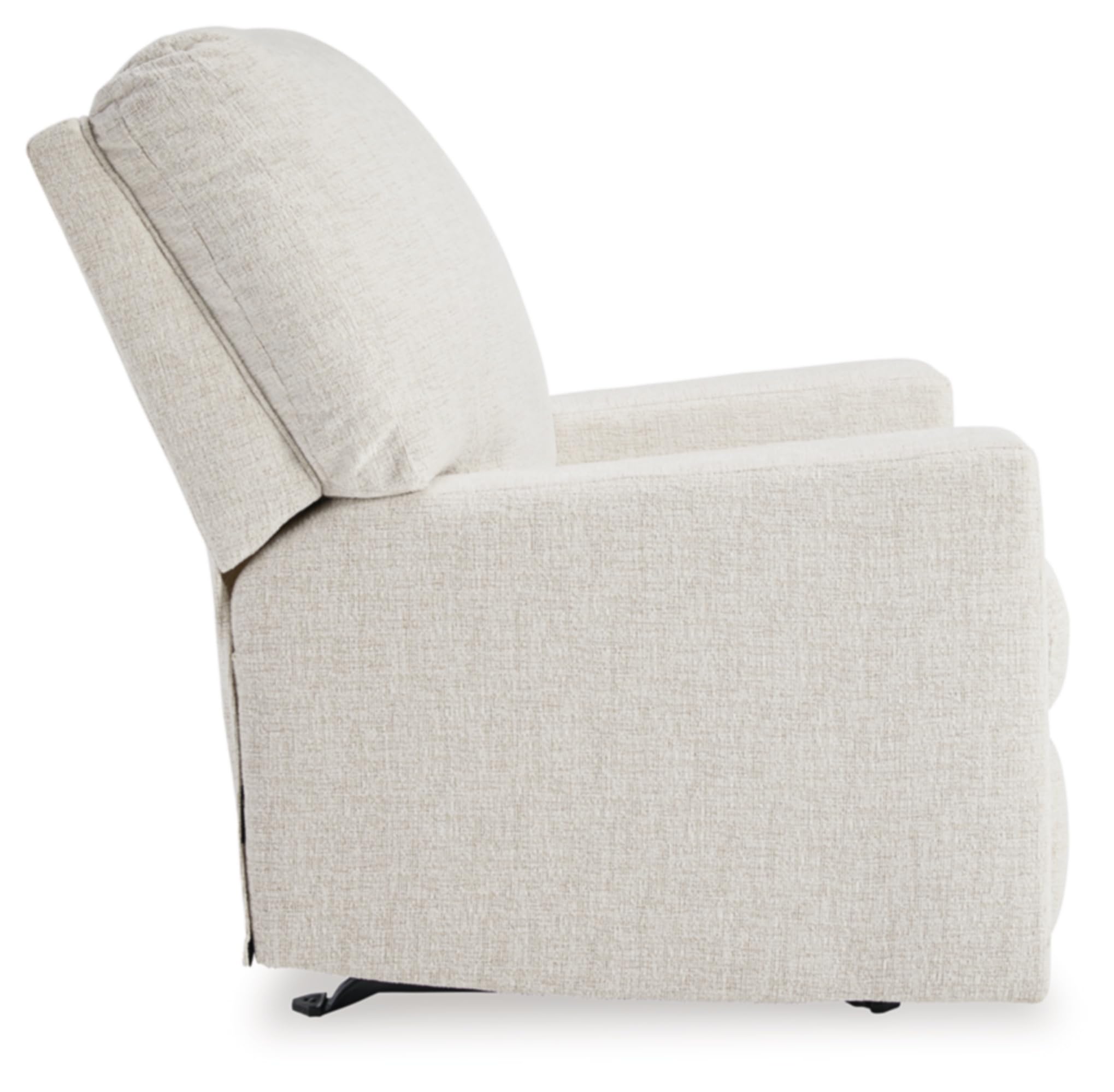 Design by Ashley Rannis Casual Manual Rocker Recliner, White