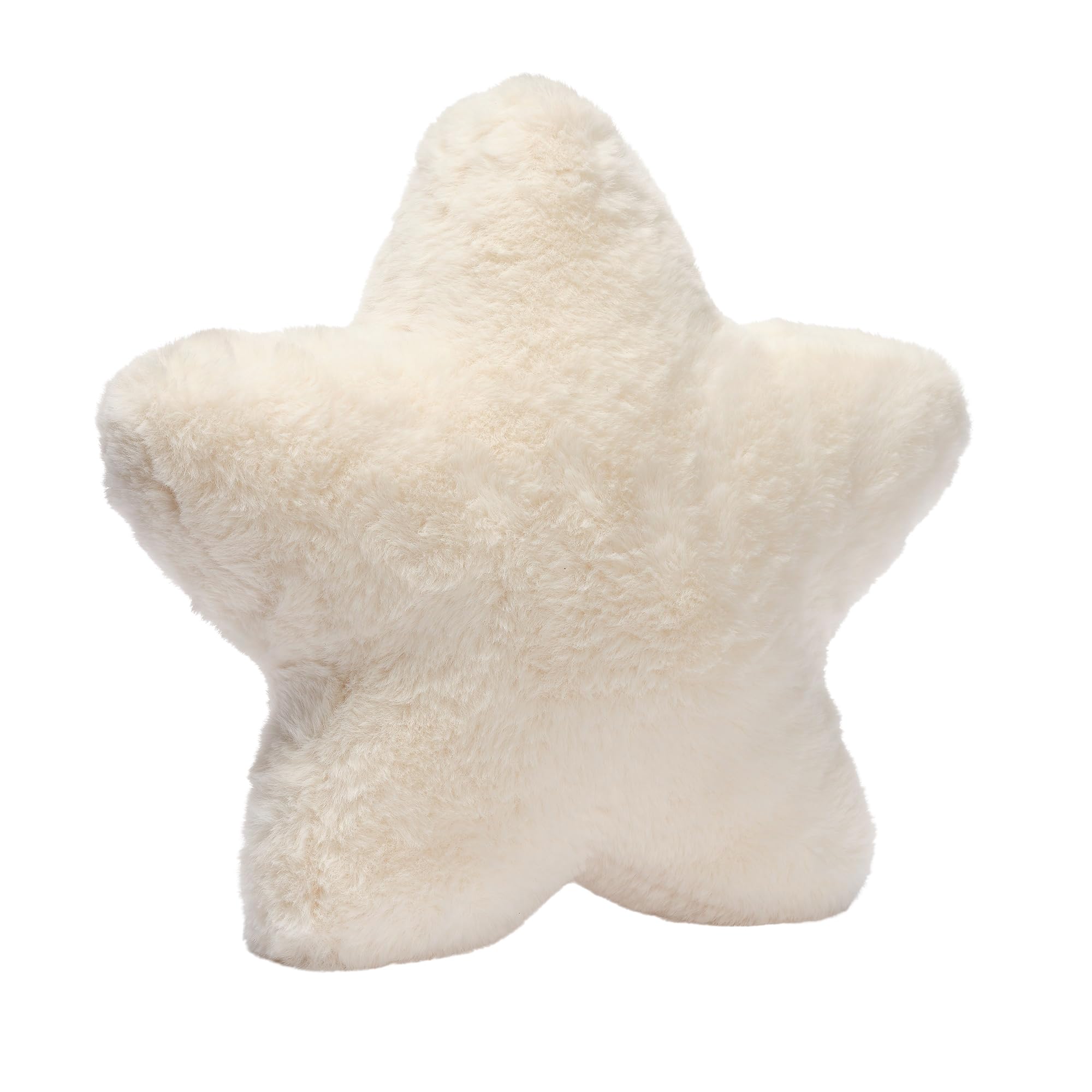 Star Pillow Plush - Ultra Soft Creamy White