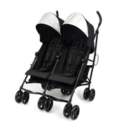 3Dlite Folding Lightweight Side by Side Double Stroller with 5-Point Safety Harness