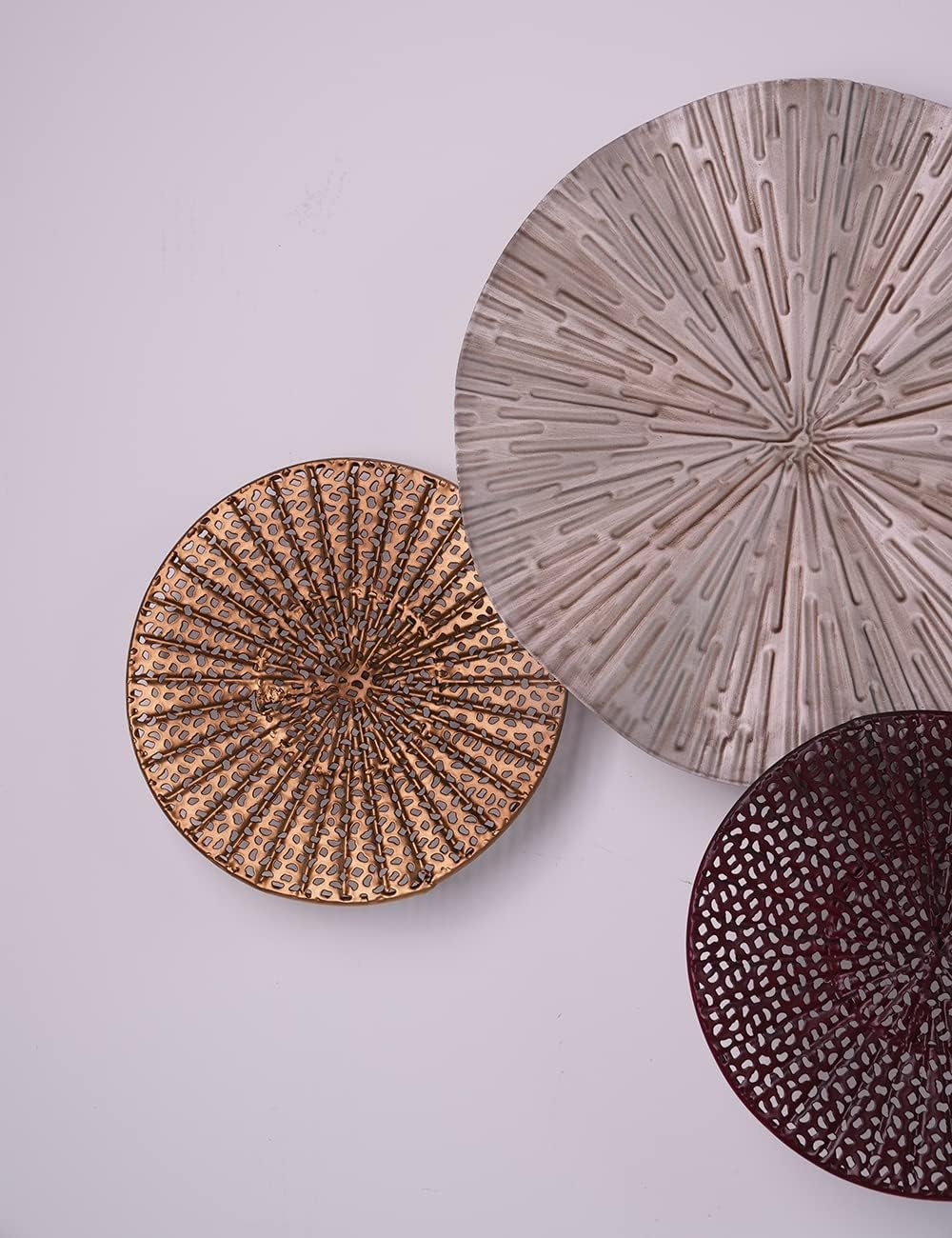 Metal Flower Wall Decor Minimalist Iron Floral Artwork
