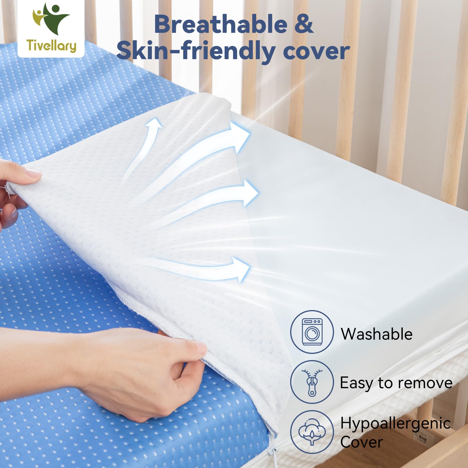 Dual-Sided Crib Mattress with Gel Memory Foam