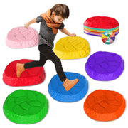 Stepping Stones for kids,8/12 PCS Durable Non-Slip Balance Stones Indoor Outdoor toys