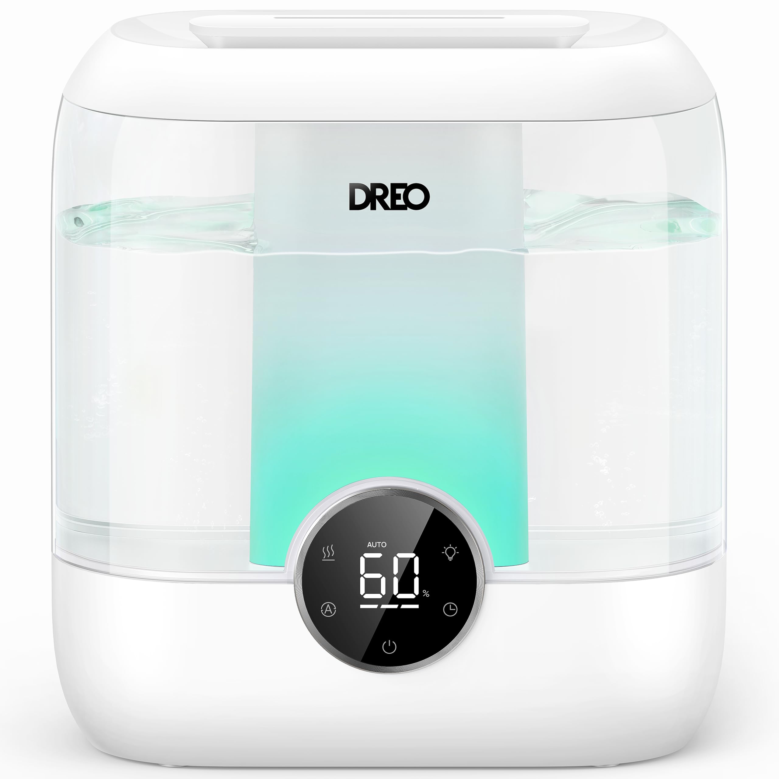 6L Top Fill Humidifiers for Bedroom, 60H Runtime, 28 dB Quiet Supersized