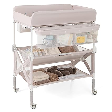 Portable Baby Changing Table, Foldable Waterproof Diaper Changing Station