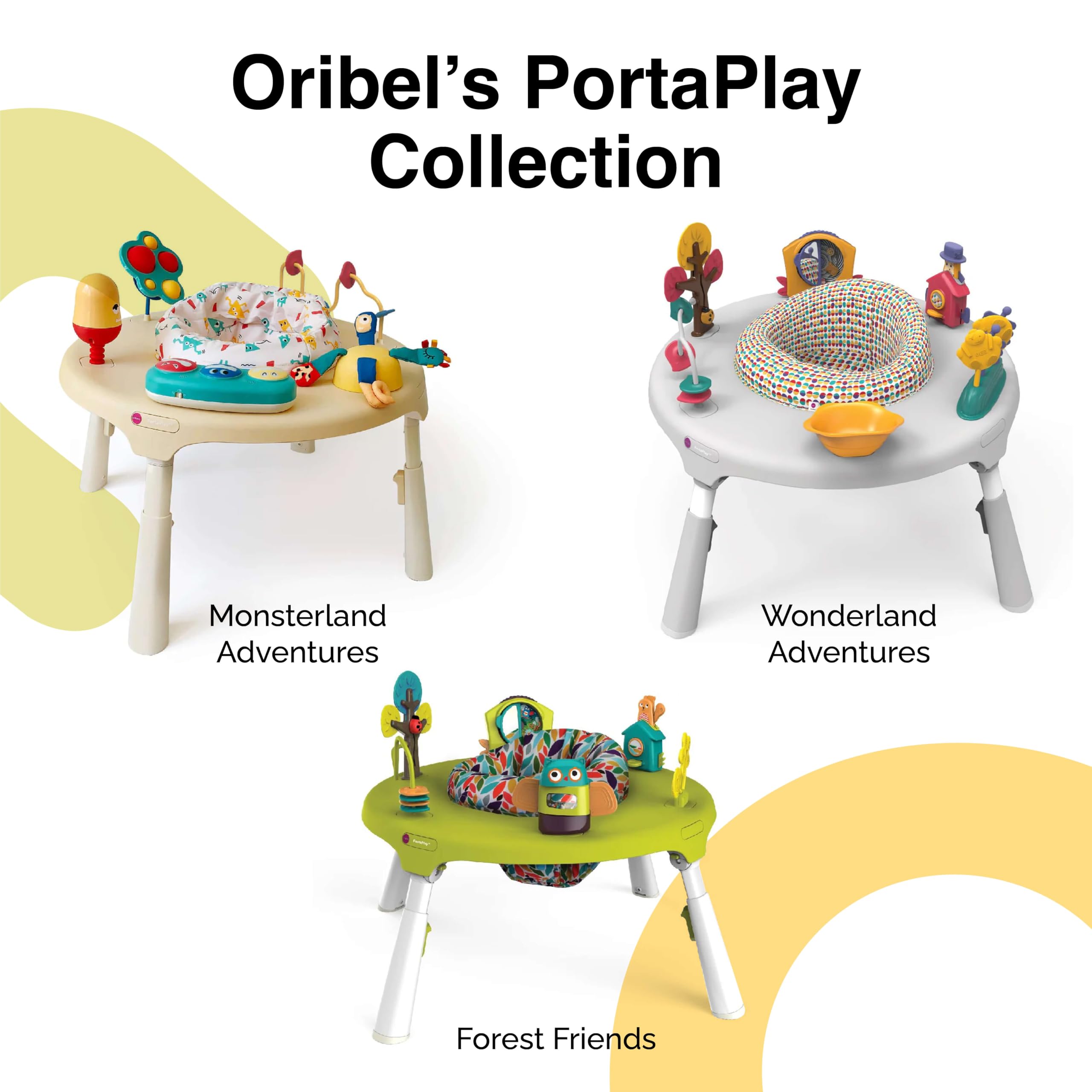 3-in-1 Convertible Baby Activity Center & Play Table