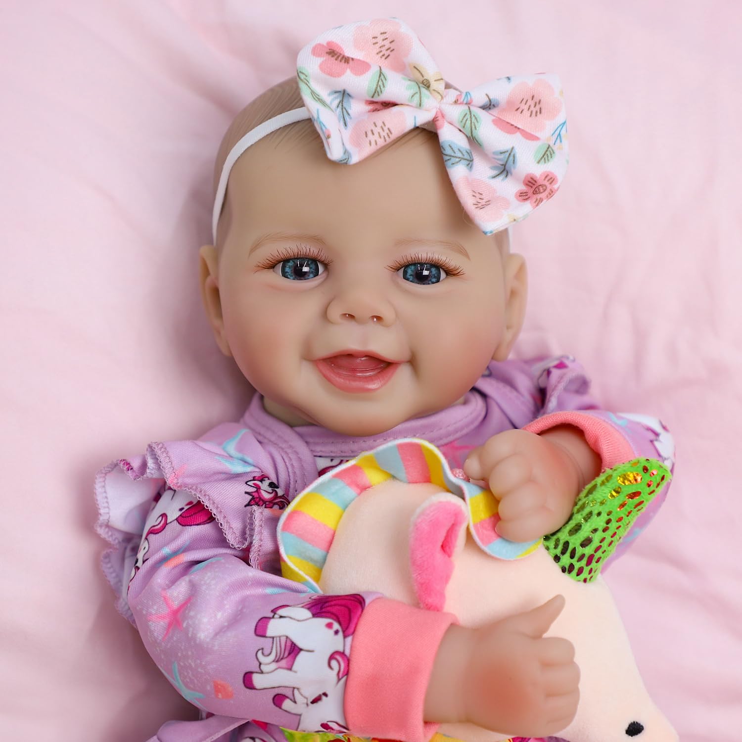 Baby Doll Girl, 18 inch Realistic Soft Body Baby Doll Real Life Cute Baby