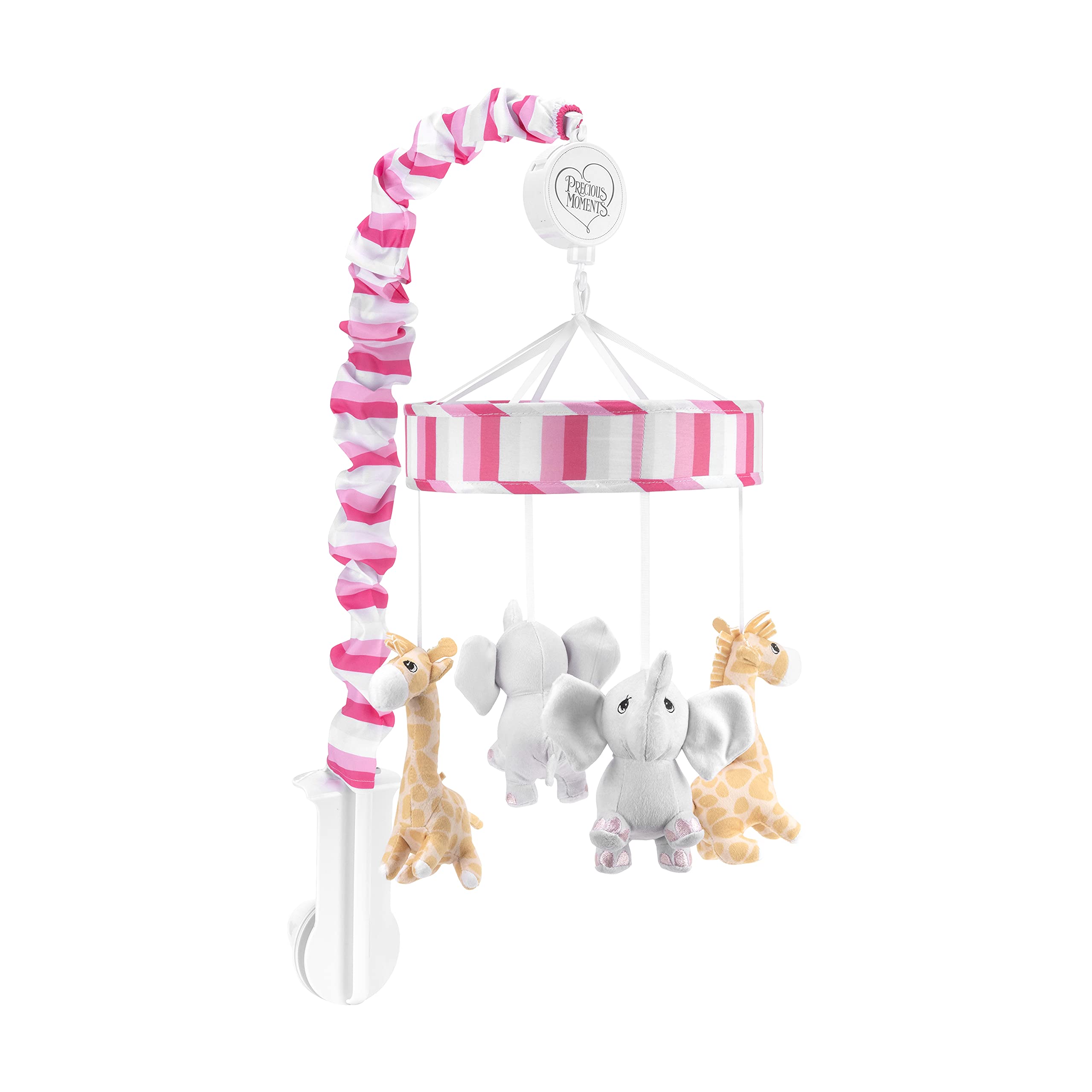 Moments Noah’s Ark Baby Musical Crib Mobile for Girls with Soft Lullaby