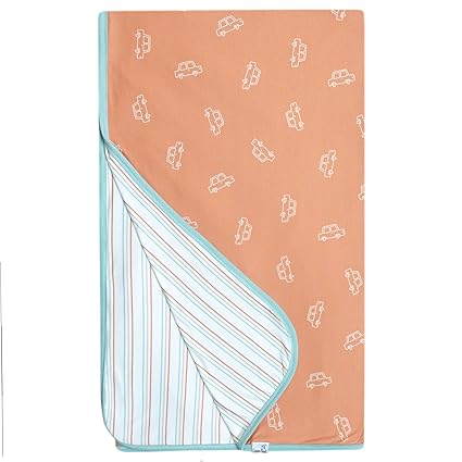 Jumbo Premium Knit 3 Layer Stretchy Throw Blanket Cooper
