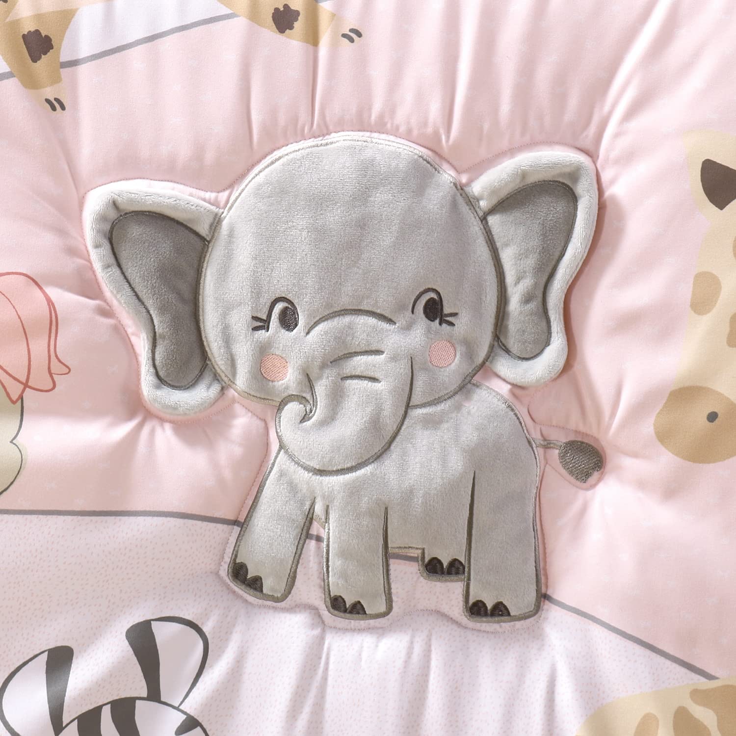 3 Piece Baby Crib Bedding Set for Girls - Newborn, Infant & Toddler Nursery Bed Set