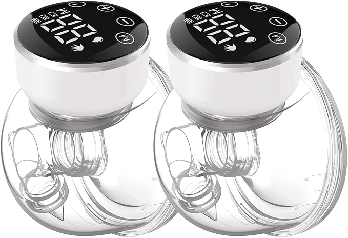 Breast Pump Hands Free of Longer Battery Life & LED Display, Portable Electric Breast Pump